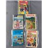 Image 1 : Vintage Children's Reading Lot - 2  "Magook" & 3 Novels Including Bed-Knob And Broomstick