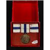 Image 1 : 1952-1977 Canada Queen Elizabeth Sterling Silver Medal In Original Presentation Box