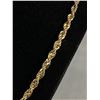 Image 2 : Signed BIRKS Gold Tone Rope Chain Necklace. Approx. 24" L