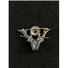 Image 2 : Antique Sterling Hallmarked 1" Stag Brooch
