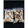 Image 1 : 2 Small Bags Of Mokite Tumbled Stones