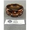 Image 2 : Rhinestone Vintage Dot Bangle