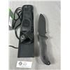 Image 2 : New In Box Schrade 10" Knife w/ Fabric Carry/Protective Case