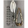 Image 1 : 3 Vintage Necklaces, Stone Bird Mother of Pearl