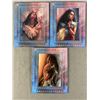 Image 1 : Set of 3 Bradford Exchange Porcelain Native Wall Art