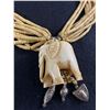 Image 2 : Vintage Carved Bone Elephant Pendant with Necklaces