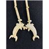 Image 2 : Lot of 3 Vintage Carved Real Bone Necklaces