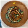 Image 1 : Hand Painted Indigenous Wood Art 16x16