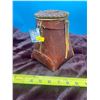 Image 1 : Birch Bag w/ Lid 6x8 Leather Strapping