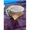 Image 3 : Birch Bag w/ Lid 5x3 Birch Beer Cozy & Wood Decorative Plate