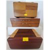 Image 1 : Collection of Cedar Jewlery Boxes 8x5