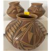 Image 1 : Collection of Beautiful Navajo Pottery 3 Count