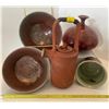 Image 1 : Red Clay Tea Pot w/ Assorted Kitchen Pottery