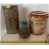 Image 1 : Assortment of Beautiful Navajo Pottery Jug Vases & More 5x7