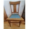 Image 2 : Tiger Oak Dining Set w/ 6 Chairs 43x31