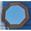 Image 2 : Octagonal Wood Mirror 28x28