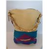 Image 3 : Andre Picard Genuine Deer Skin Satchel w/ Indigenous Jewellery & Decorative Wood Stand 9x12