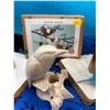 Image 4 : Bird Decor Carved Bone Patricia Brown Wood Art Garden Trinkets & More