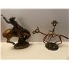 Image 3 : Horse Themed Decor Wood Book Ends Stone Art Souvenirs & More