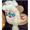 Image 3 : Beaded Leather Purse w/ Rabbit Fur Moccasin Boots