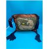 Image 3 : Embroidered Pillow w/ Tassels 12x13 Vintage Clutch & Decorative Basket