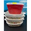 Image 3 : Assorted Glass Food Storage Containers w/ Lids & Casserole Dishs