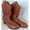 Image 1 : Tan Leather Ariat Western Boot Ladies Size 7.5