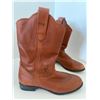 Image 2 : Tan Leather Ariat Western Boot Ladies Size 7.5