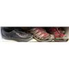 Image 2 : Assorted Ladies Footwear Size 7.5 w/ Ikea Shoe Rack Rubber Boots Hikers & More
