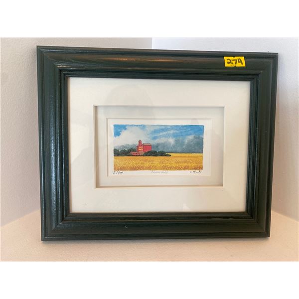 "Prairie Gold" by I. Hunt 10x8 Painting Art