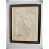 Image 1 : Framed Map of The Yukon Territories 20x27 Canada