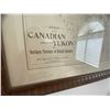 Image 2 : Framed Map of The Yukon Territories 20x27 Canada