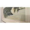 Image 2 : Framed Paint on Canvas Duck/Landscape Art 24x16