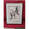 Image 2 : Sketches of The Canadian Wolf Unframed Wolf Art Print & More