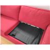 Image 4 : 2 Seater Hydabed Love Seat Red 78x36x34