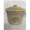 Image 1 : Medelta Stoneware Canister w/ Lid 9x8