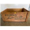 Image 1 : Mountain Lake Antique Wood Crate 20x12