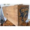 Image 1 : Antique Wood Crate 20x12 "TROUT"