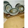 Image 4 : Beautiful Stoneware Serving Set Plates Bowls Saucers Tea Cups & More