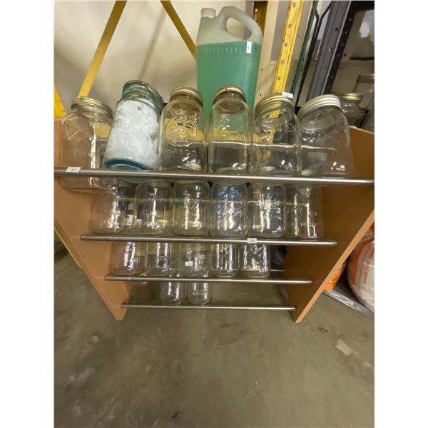 2 Metal Utility Shelves & The Contents 35x17x70