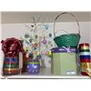 Image 6 : Complete Gift Wrap Station Bags Decorative Paper Ribbon Bows Tissue & More