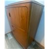 Image 1 : Vintage Teak Armoire/ Dressing Table w/ 3 Drawers 58x26x67