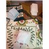 Image 1 : Handmade Queen Size Quilt w/ Assorted Bedding