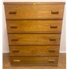 Image 1 : Vintage Solid Wood 5 Drawer Dresser 34x18cx49