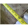 Image 20 : Rolling Plywood 2-Section Storage Unit & Contents: Straps, Tools, etc 48" x 24" x 64"H