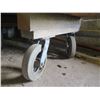 Image 7 : Rolling Plywood 2-Section Storage Unit & Contents: Straps, Tools, etc 48" x 24" x 64"H