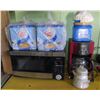 Image 1 : Daewoo Microwave Oven, Mr. Coffee Machine, Coffee, Filters, Creamers, etc