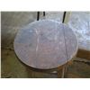Image 2 : Round Wooden Stool 13" dia, 25"H & Dispenser for Butcher Paper or Gift Wrap 27" x 10"H