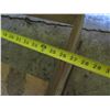 Image 8 : Round Wooden Stool 13" dia, 25"H & Dispenser for Butcher Paper or Gift Wrap 27" x 10"H