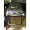 Image 1 : Metal Table w/ Mesh Top 37" x 19" x 24"H